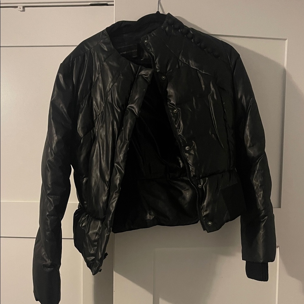 BCBGMaxAzria Black Women's Puffer Jacket
